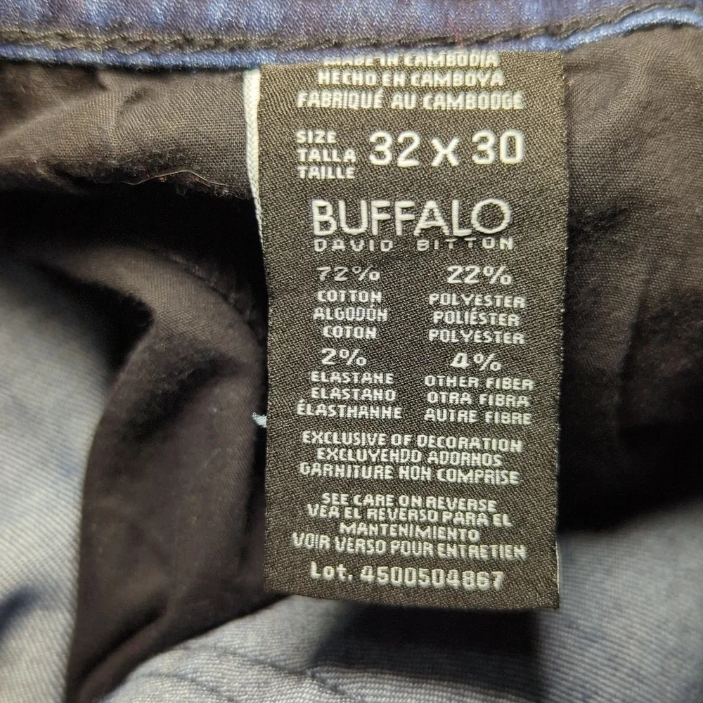 Buffalo David Bitton Axel Slim Stretch Jeans Medium Wash Men's Size 32x30